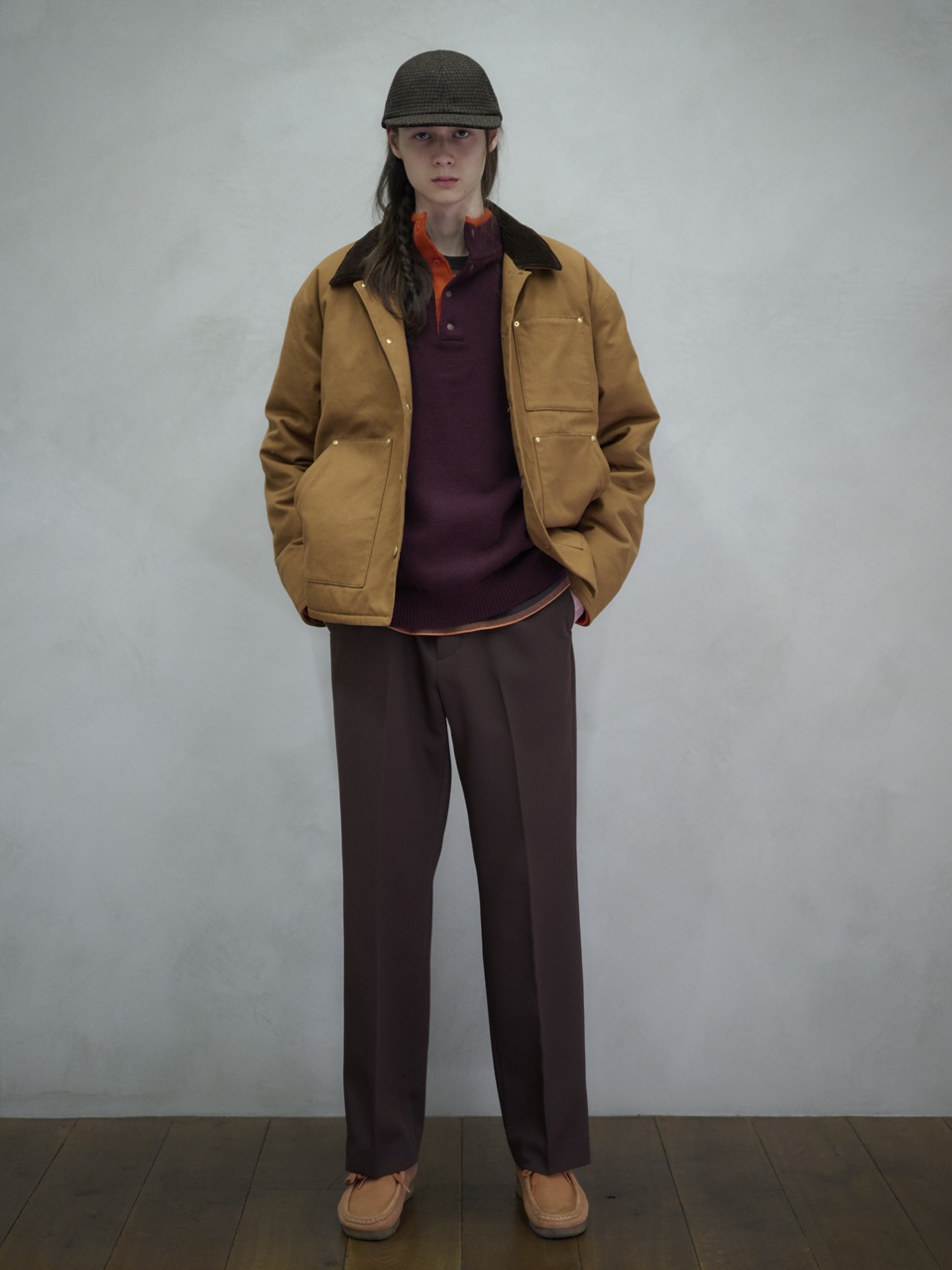 UNUSED アンユーズド 25AW US2517 5G Wool pullover knit (BLACK