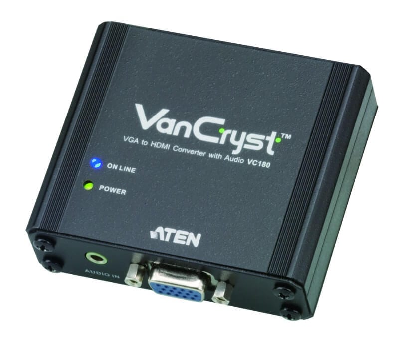 オーディオ・VGA → HDMIコンバーター VC180 | Shop ATEN | 高品質低