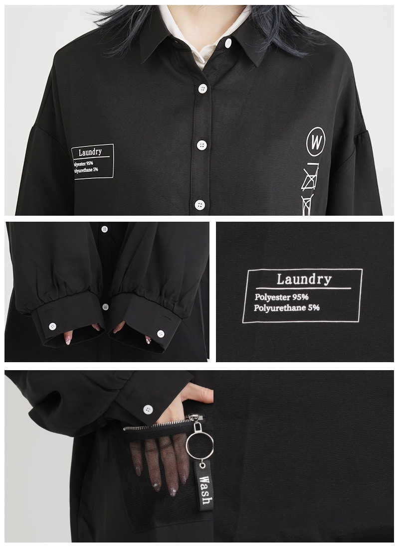 最短即日出荷】ユニセックスランドリーシャツ＊Favoriteオリジナル