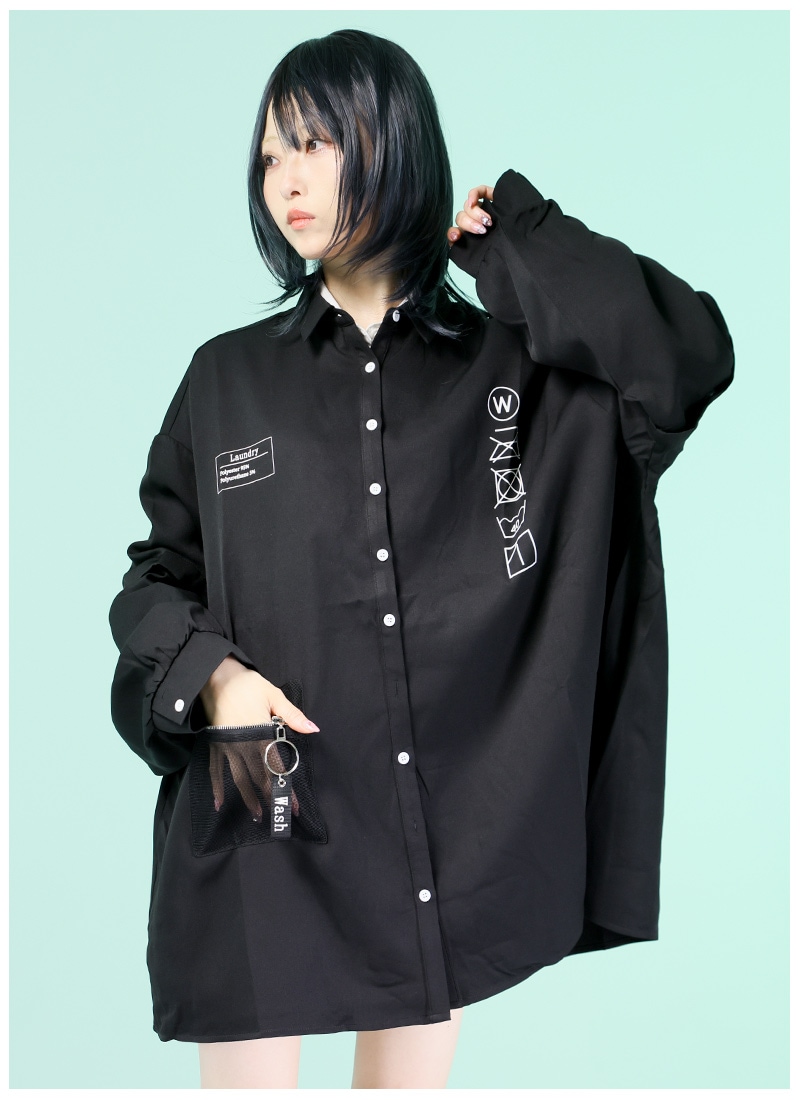 最短即日出荷】ユニセックスランドリーシャツ＊Favoriteオリジナル