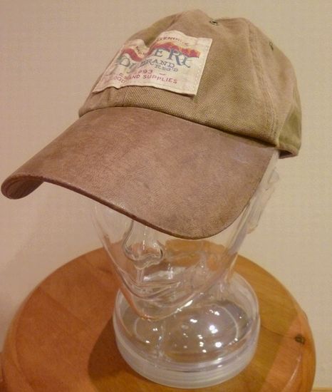 RRL(ダブルアールエル) つばレザー キャンバスCAP | RRL,アクセ