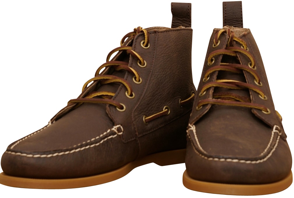 ラルフローレン) Ralph Lauren レザー Barrott ブーツ ダークブラウン