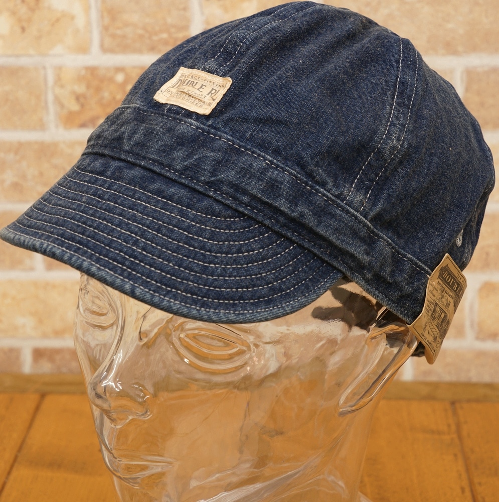 ダブルアールエル) RRL デニム レイルマンズ キャップ Denim Railman's