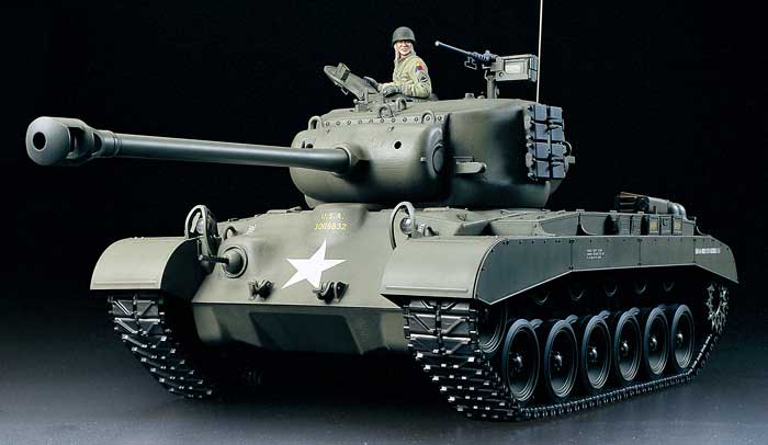 タミヤ 1/16RCタンク組立キット アメリカ戦車 M26 パーシング フル