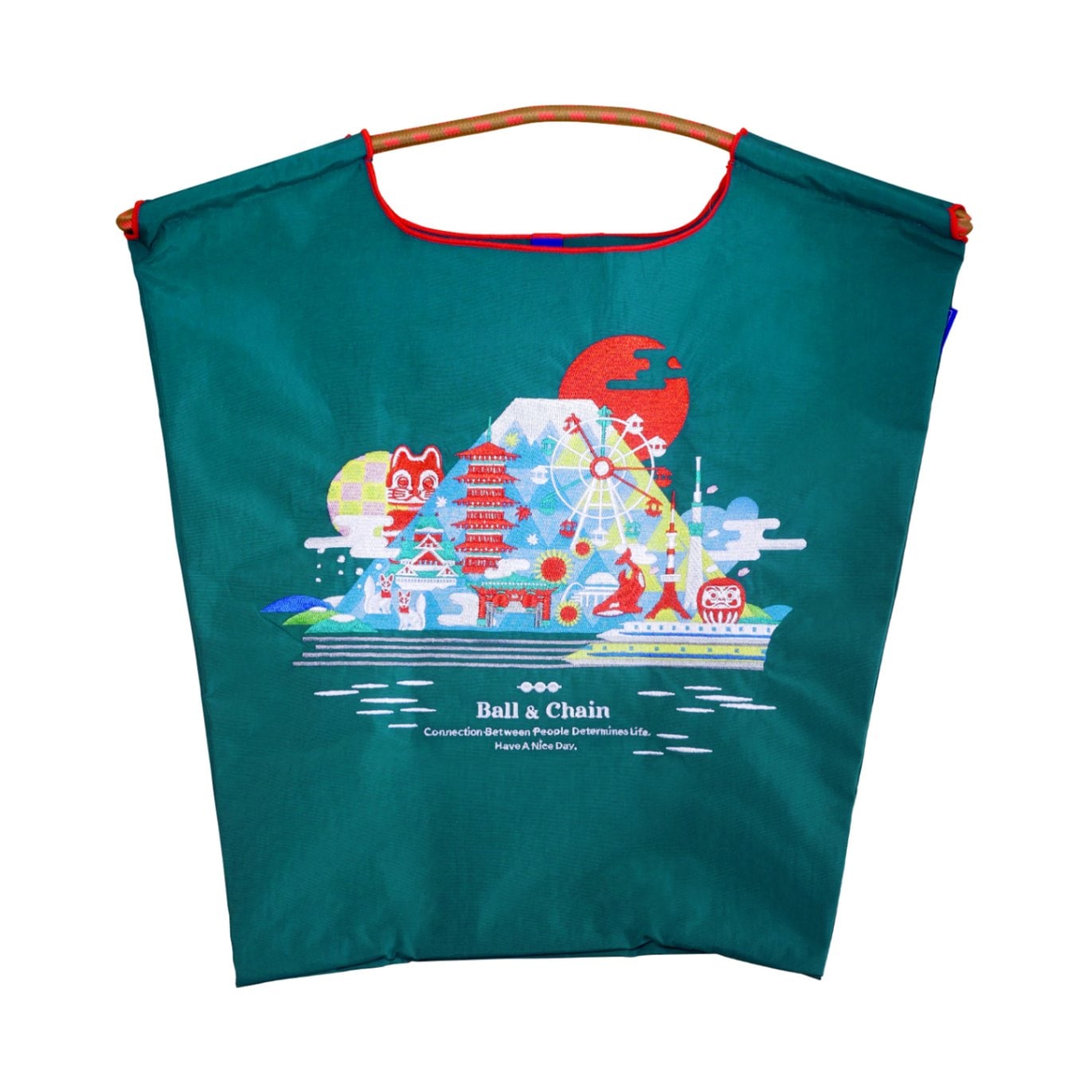 正規品】Ball&Chain 東海道新幹線 限定エコバッグ ネイビー PLUSTA