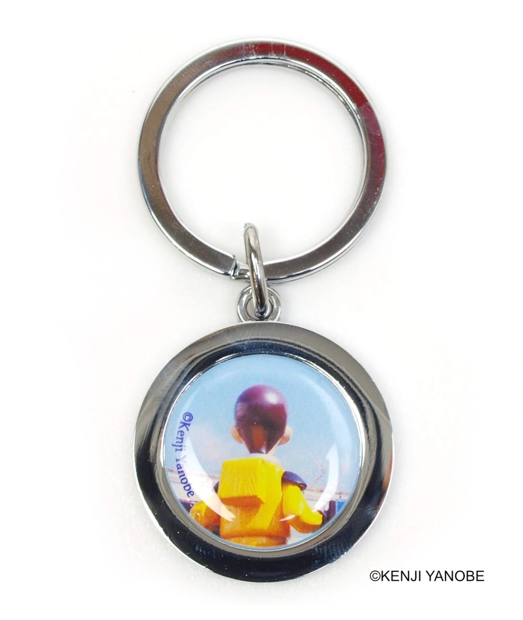 ヤノベケンジ メタルキーホルダー [サン・チャイルド(後姿