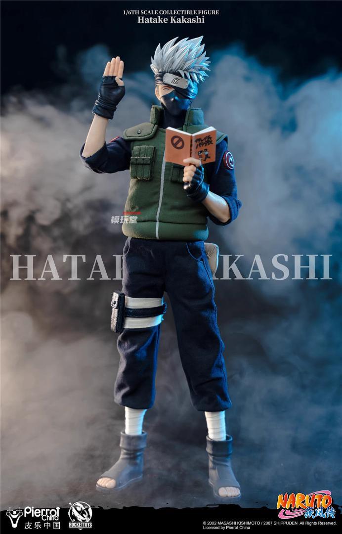 ROCKETTOYS 1/6 はたけカカシ ナルト 初回特典付 ROC-004 NARUTO 疾風