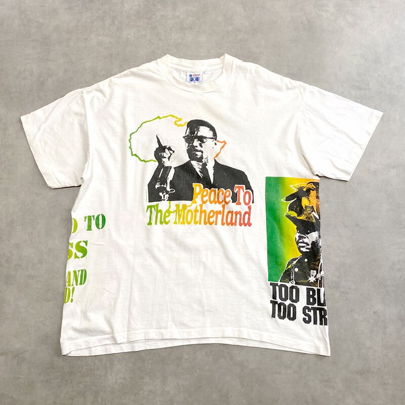90's MALCOM X T-SHIRTS Made in USA マルコムX Tシャツ | 【USED