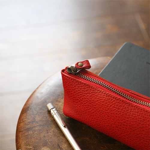 pot] イタリアンレザー ペンケース blpt0100 | ステーショナリー