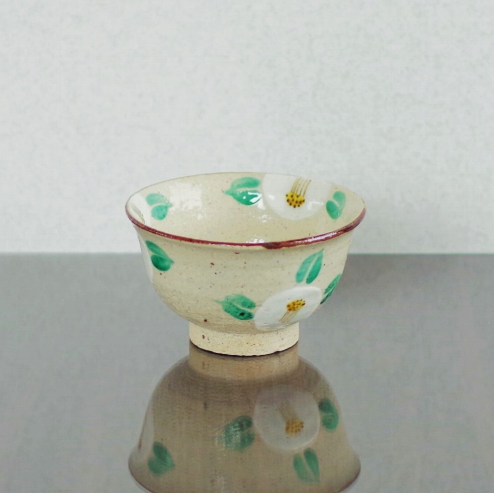 お茶碗 大 夏椿 300kcal 蔵珍窯 和食器 美濃焼 大きい HE-18B おわん