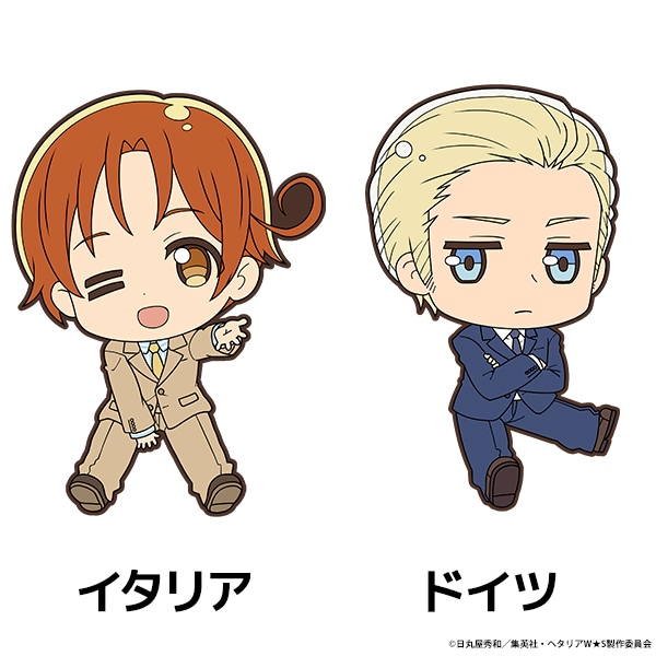 ヘタリア World☆Stars ぺたん娘トレーディングラバーストラップ vol.1