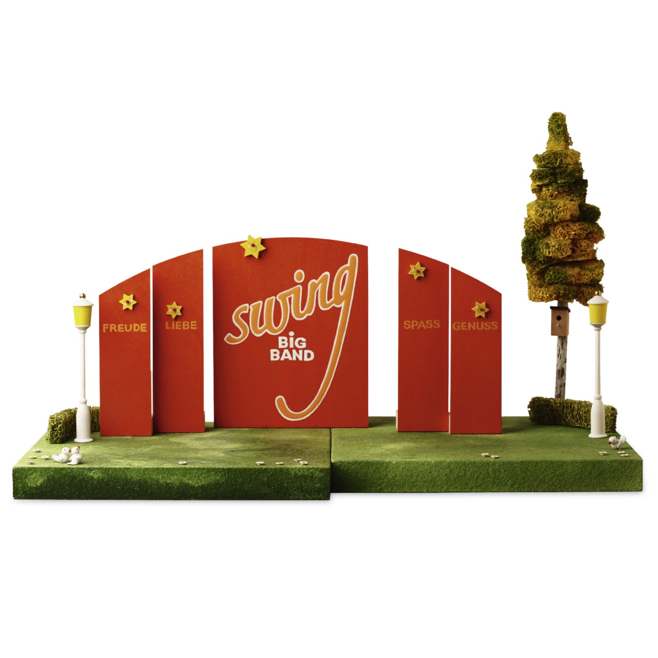 ギュンターライヒェル 木製フィギュア 舞台 ビッグバンド | SANSYU