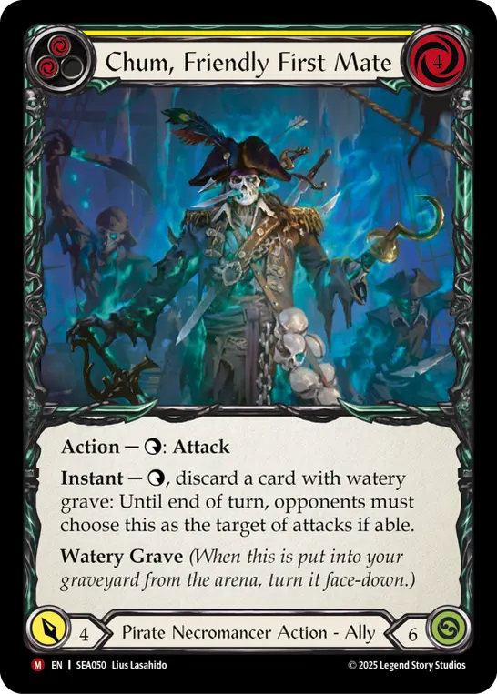 EN】[Pirate Necromancer] Chum, Friendly First Mate/陽気な副船長