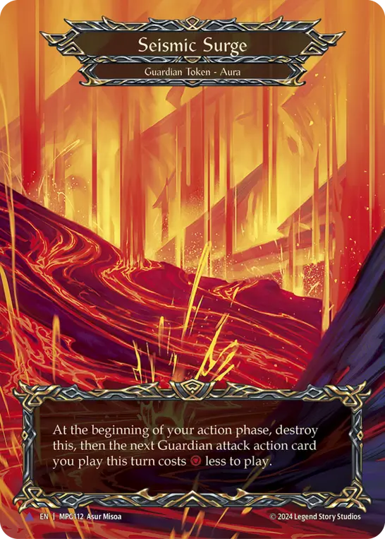 EN】《Cold Foil》[Guardian] Seismic Surge/震激 (トークン)「Marvel