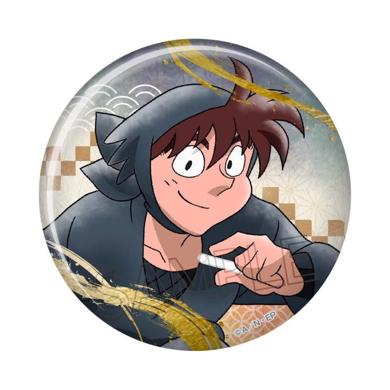 忍たま乱太郎 箔押し缶バッジ 土井半助 | 忍たま乱太郎 | ツインクル