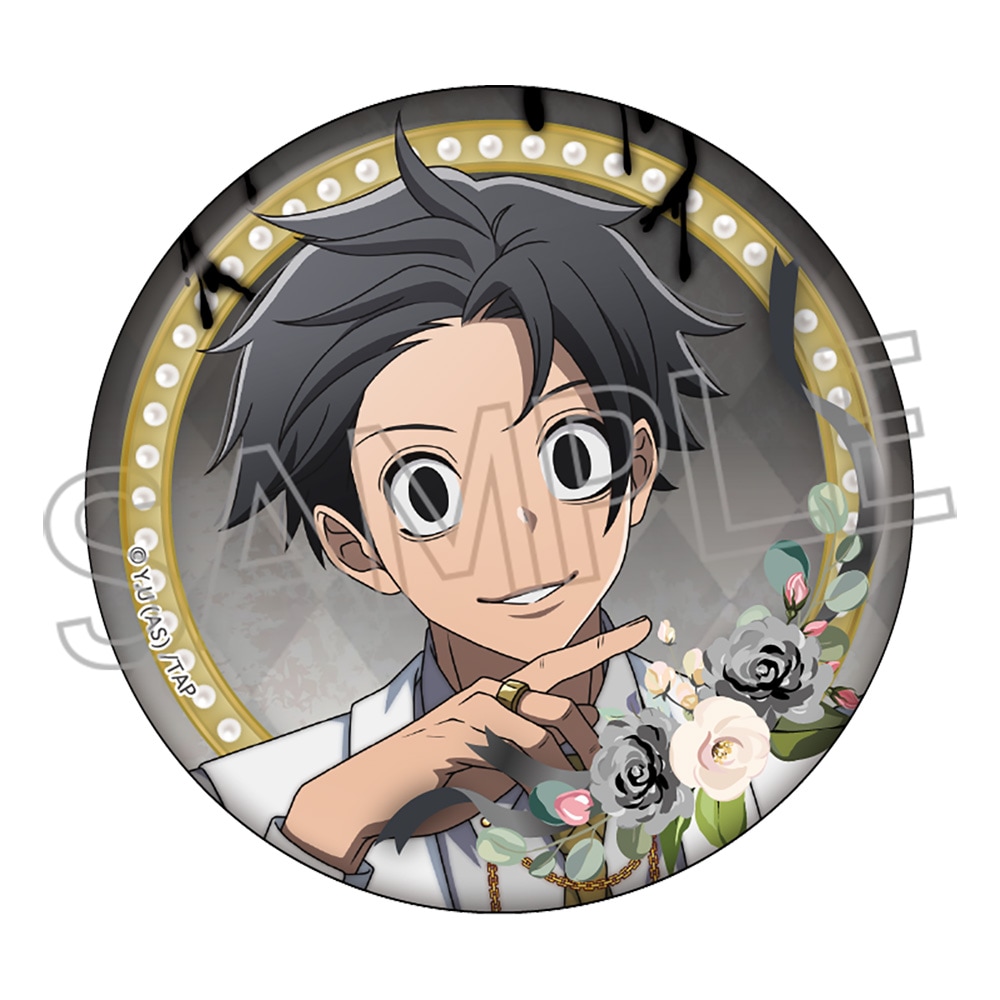 無陀野無人 缶バッジ ファボテリア 天使 桃源暗鬼 アップver 無陀野無人