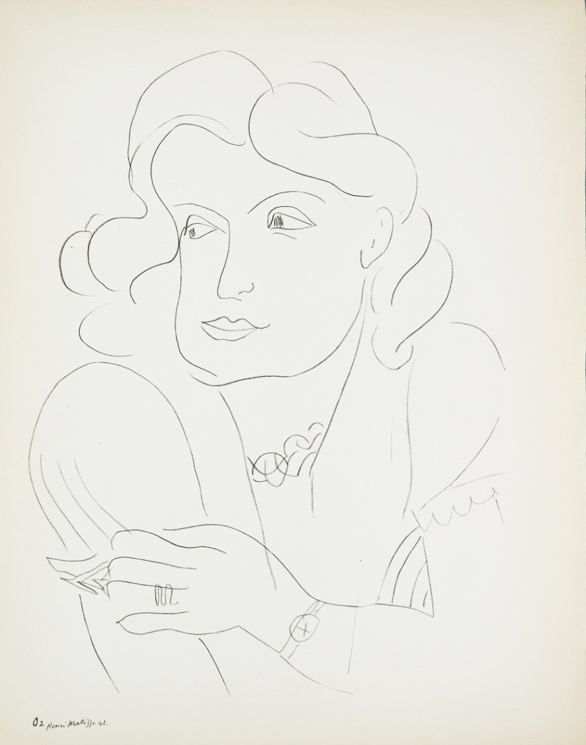 アンリ・マティス 「DESSINS・O-2（女）」 | | アトリエ・ブランカ