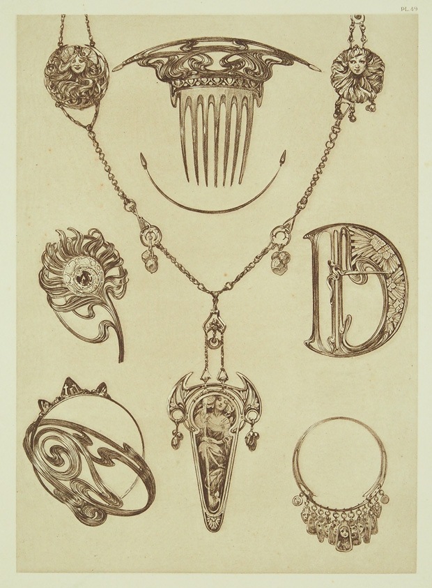 アルフォンス・ミュシャ 「装飾資料集・PL.49」 | | アトリエ・ブランカ