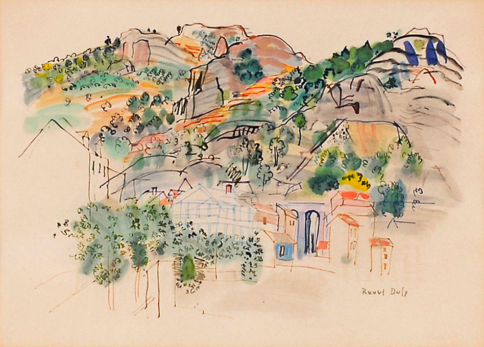 ラウル・デュフィ 「香しき山々」 | | アトリエ・ブランカ