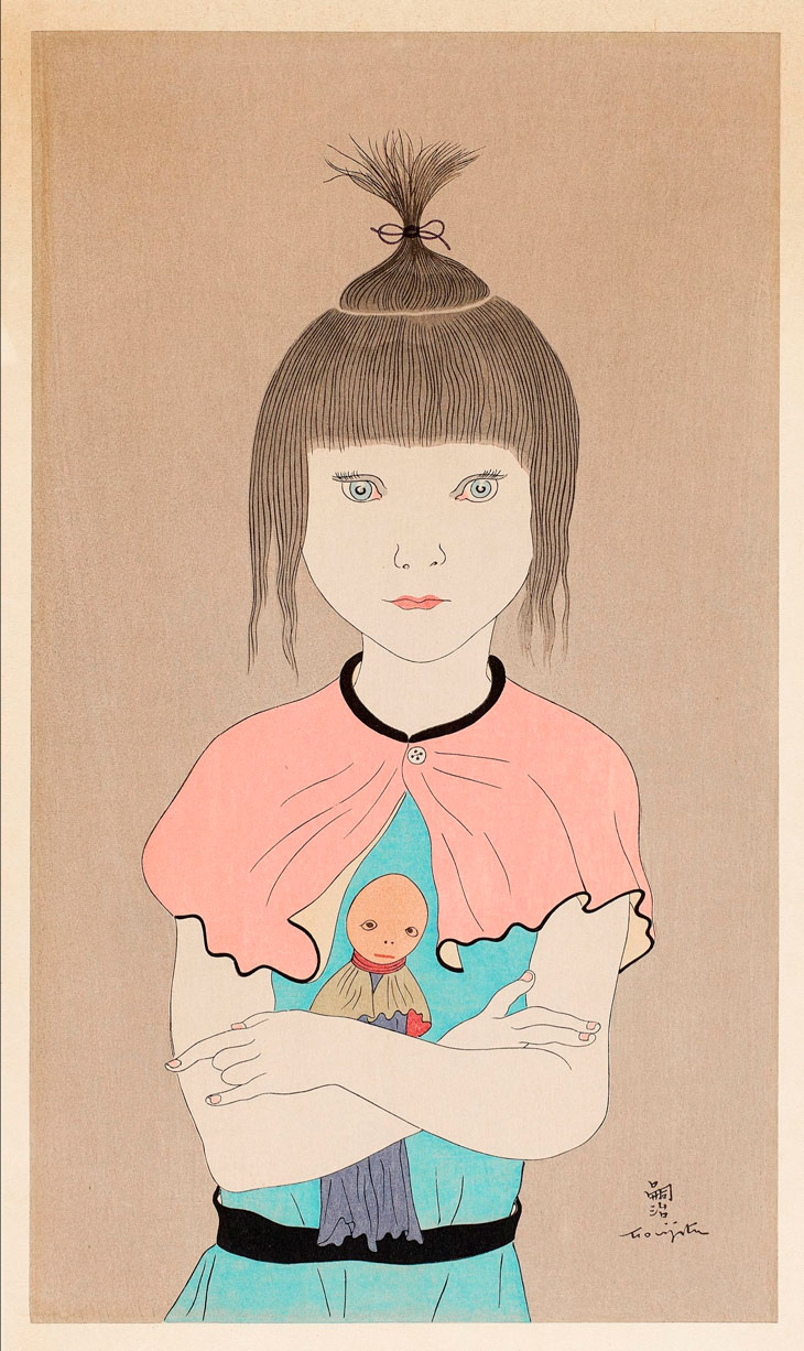 藤田嗣治 「人形を抱く少女」 | | アトリエ・ブランカ