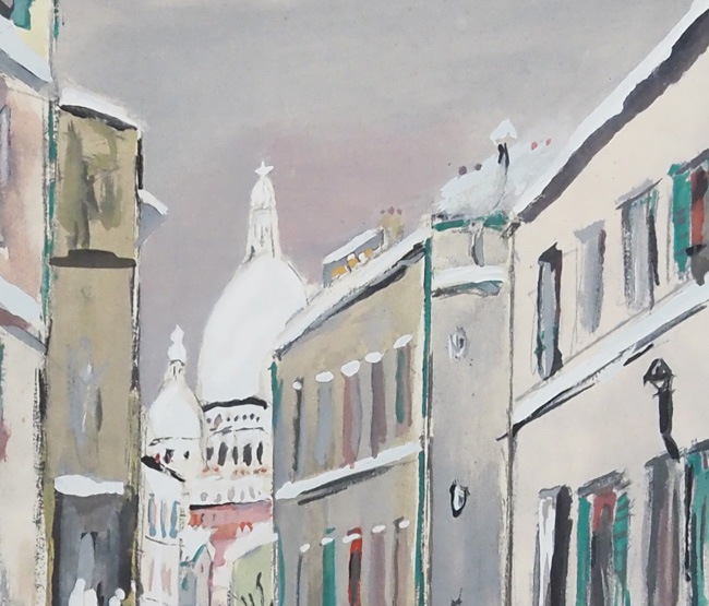 モーリス・ユトリロ 「サン・リュスティック通り」 | | アトリエ・ブランカ