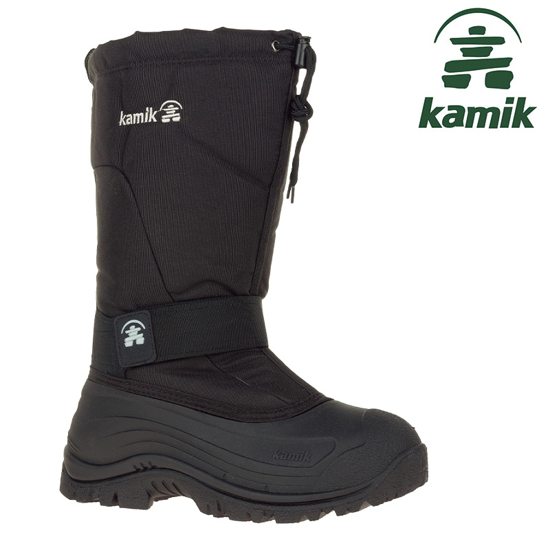 即日発送】Kamik カミック グリーンベイ4 WIDE ブラック メンズ 冬靴