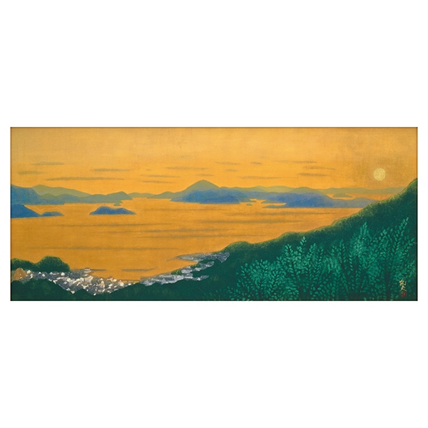 平山郁夫「燦・瀬戸内（輝く瀬戸内海）」＜額＞｜エンディショップ