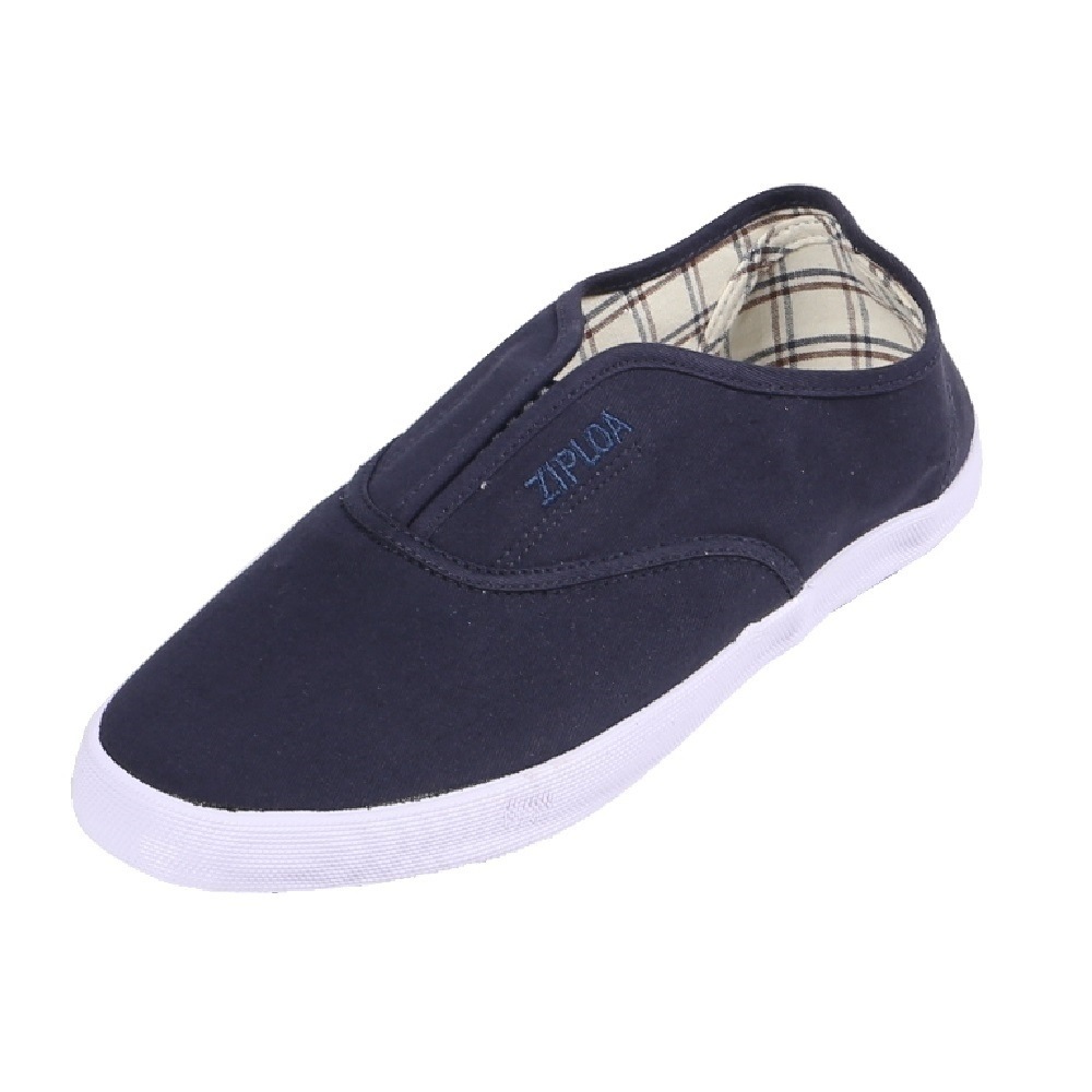 ジプロア カックスシューズ ネイビー 25.5cm スリッポン たびぐつ HZ