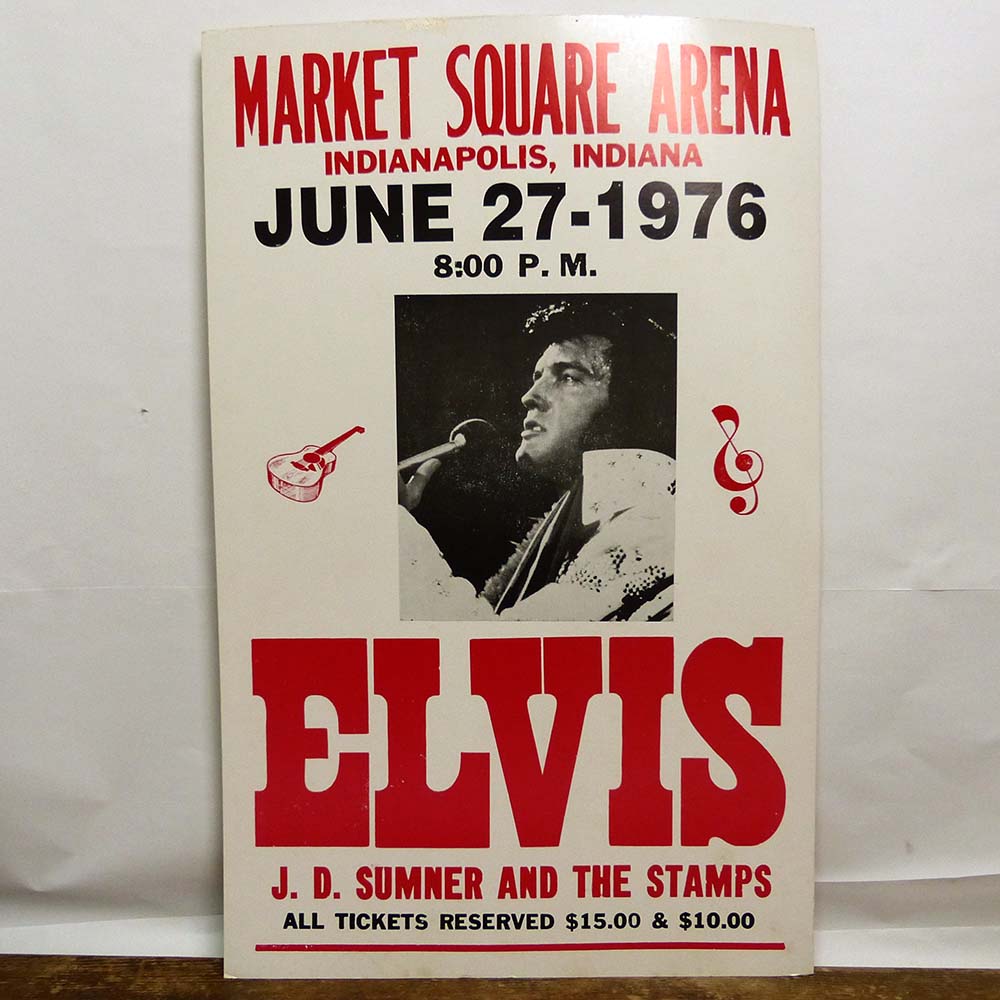 1976 Elvis Presley / エルヴィス・プレスリー プリントポスター(厚紙