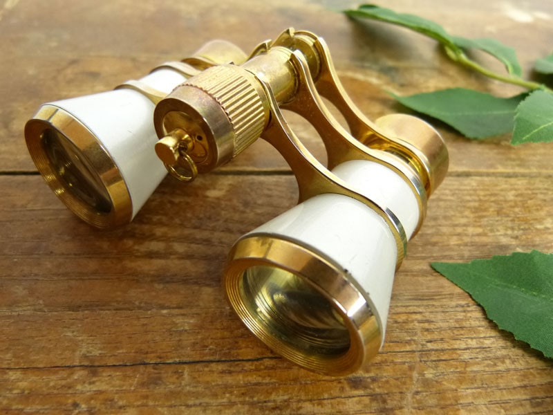 訳あり】アンティーク オペラグラス 双眼鏡【中古】｜インテリア,置物