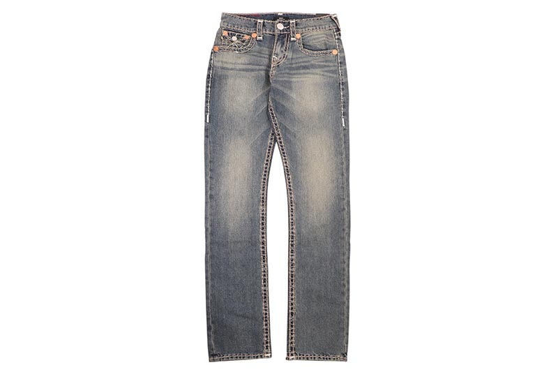 TRUE RELIGION RICKY SUPER T STRAIGHT JEAN (109021:MIDNIGHT
