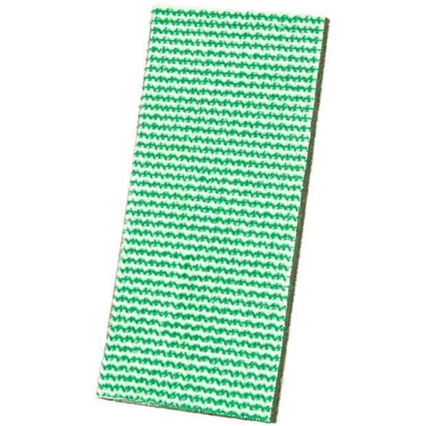 AZ294玄関タイルブラシスポンジF（本体色：ライトグレー、スポンジ色