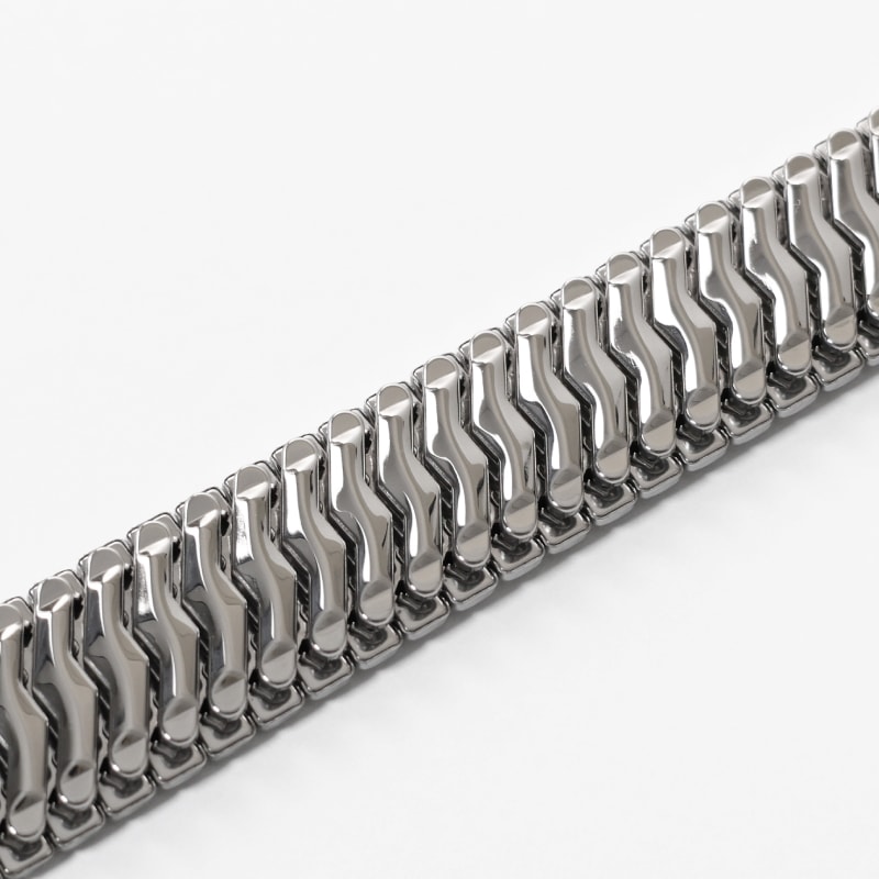 時計バンド ステンレススチール シルバー BSS1238-S | 時計バンド