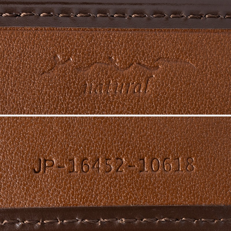 さとり コンパクト財布 松阪レザー 硯（ブラック） HCK65A-Z | 革小物