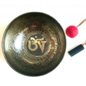 シンギングボウル【φ26cm】【ロータス・蓮の花】【G】【ハンドメイド