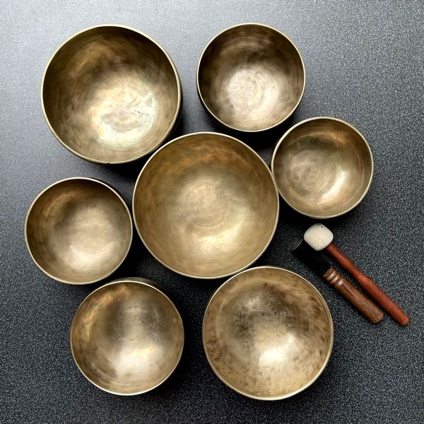 シンギングボウル／フルムーンボウル・7メタル【7個セット】チャクラ