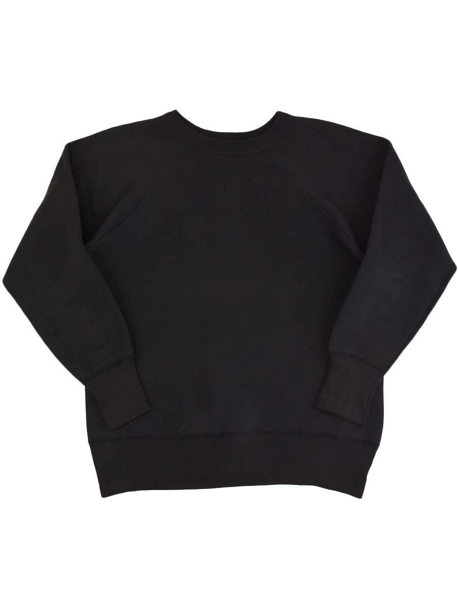 60's Hanes WIND SHIELD 無地 ラグランスウェット ブラック！ 表記(L