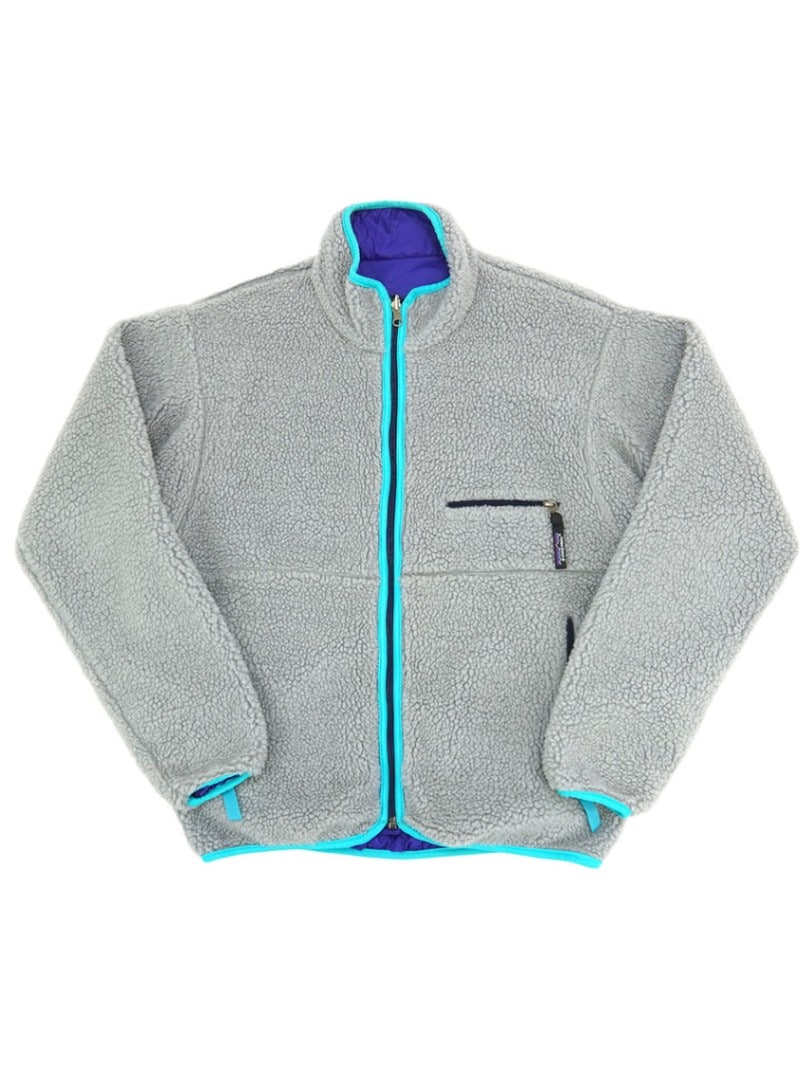 92's パタゴニア リバーシブルグリセードカーディガン フェザーグレーx