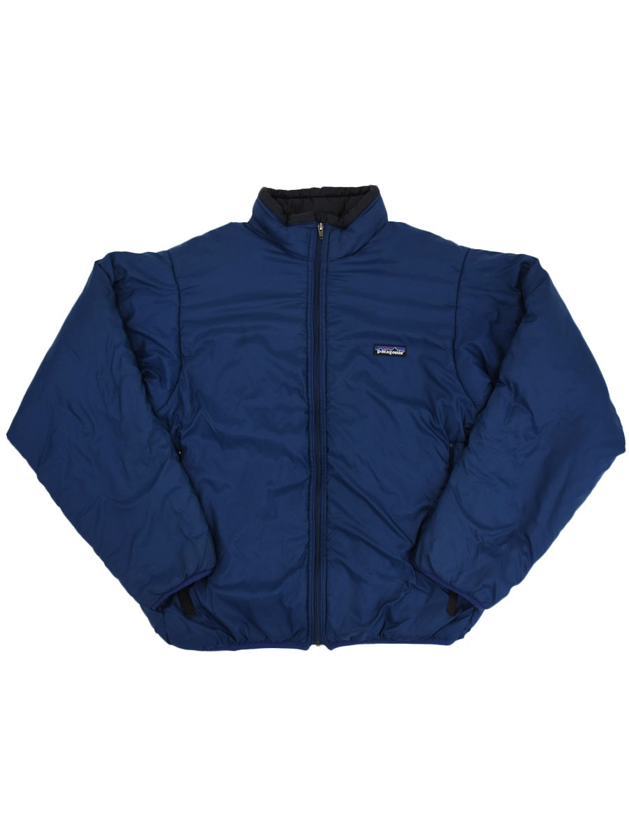 90's パタゴニア パフボールジャケット ストーンブルー/ブラック 表記