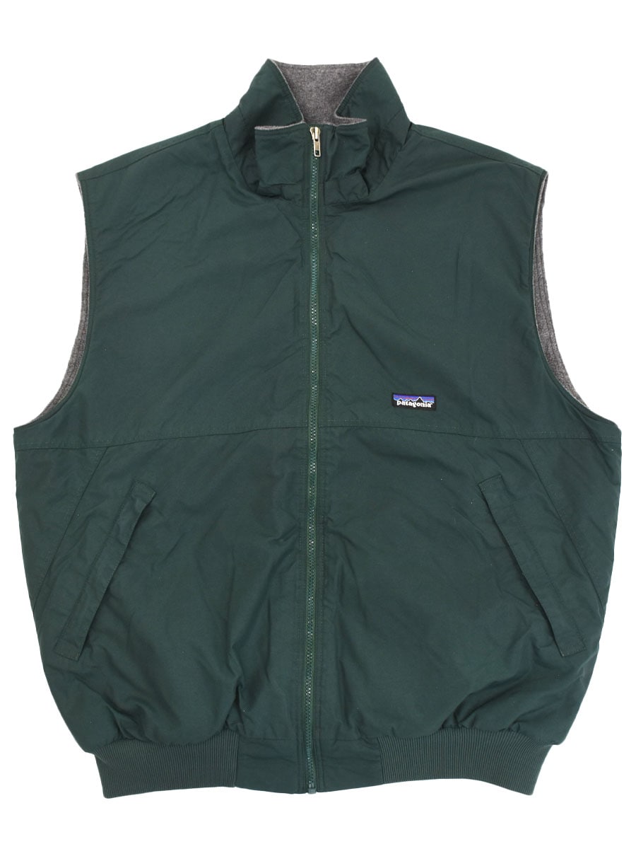 96's パタゴニア シェルドシンチラベスト ハンター/チャコール 表記(XL