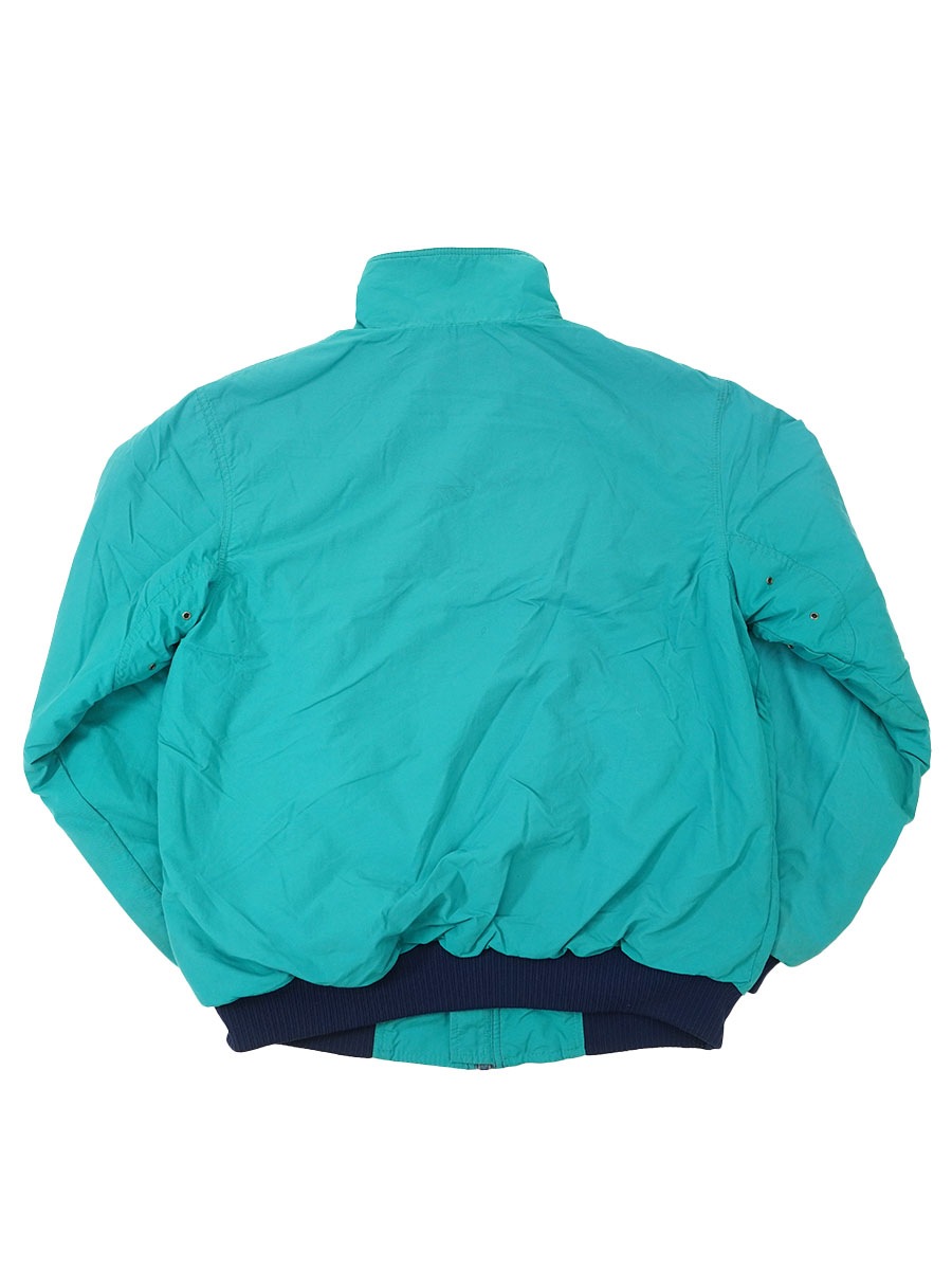 80's～ Eddie Bauer 裏地フリース ウォームアップジャケット ティール