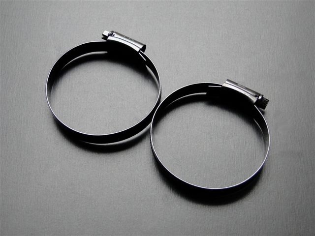 GS400/GT380 FRPフロントフェンダー取付用バンド(黒色) | SUZUKI,GS400