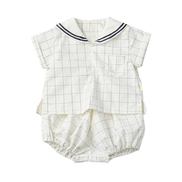 MARLMARL マールマール パドルロンパース (70-80cm) / グラフホワイト