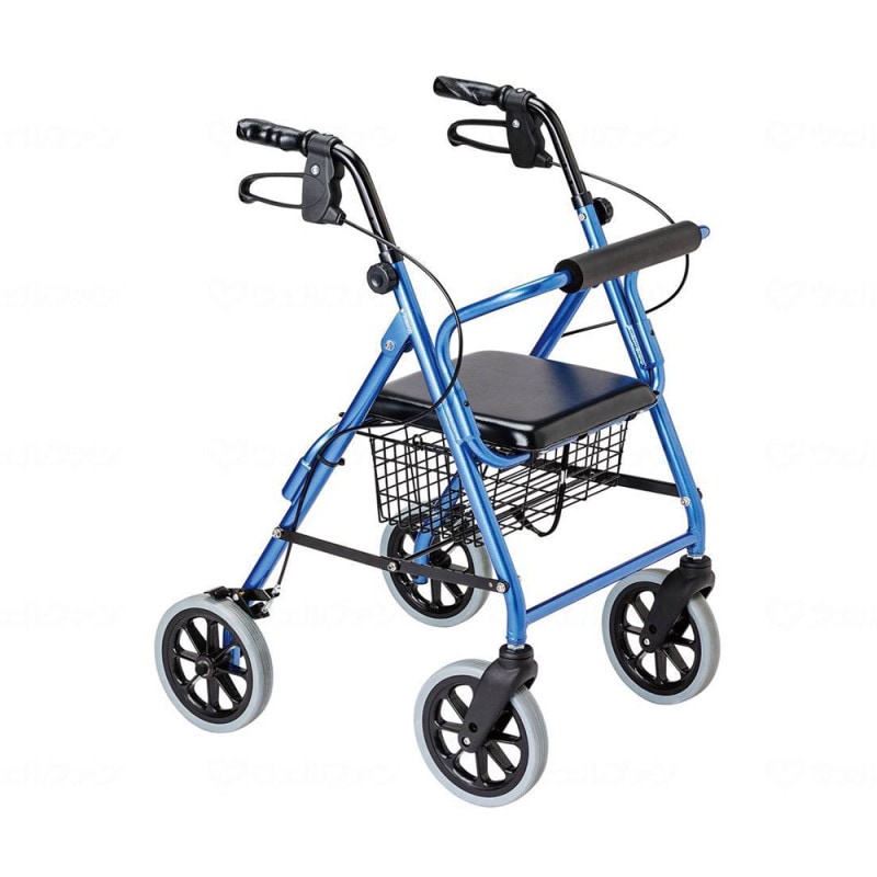 ハッピーII NB ブルーメタリック ｜ シルバーカー・歩行器,歩行器