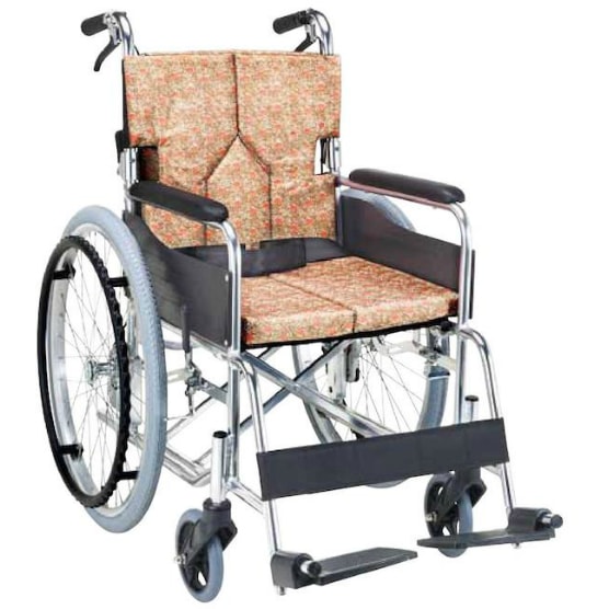 自走用車椅子SMK50 背折れ式・背張り調整・クッションシート