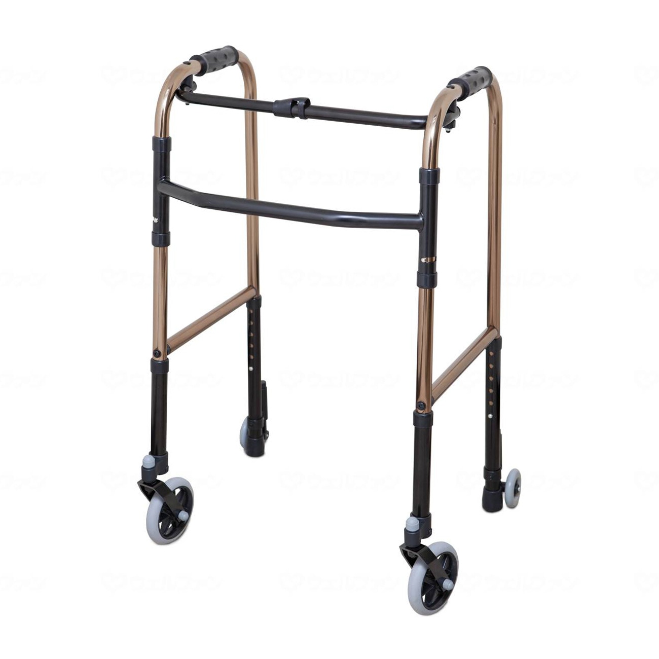 特別送料】【室内・屋外兼用】折りたたみ式歩行器（標準タイプ） 4輪