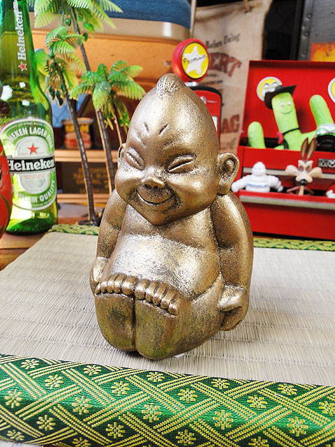 商売繁盛＆開運招福 大阪名物ビリケンさんの縁起のええ置物 （Sサイズ