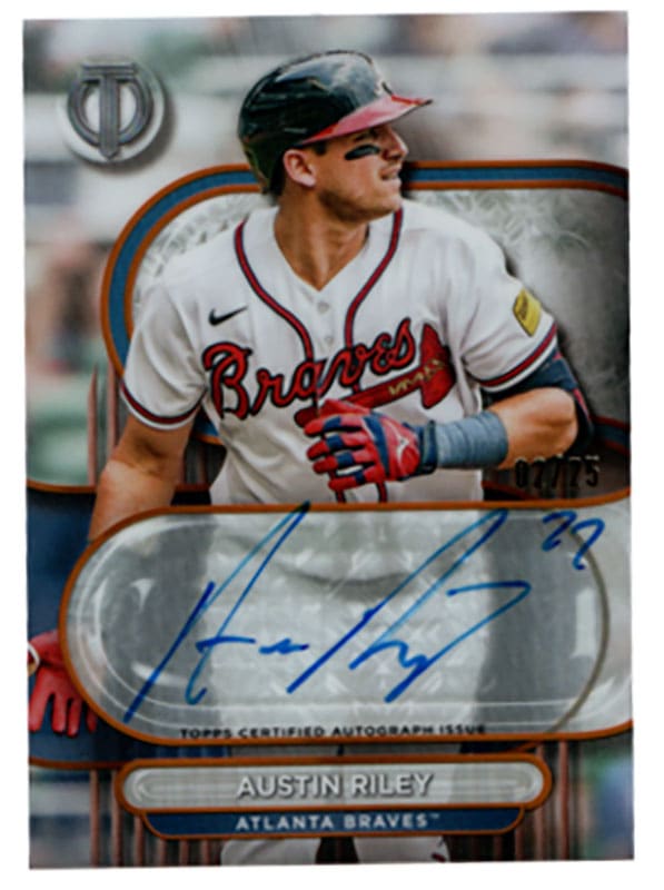オースティン・ライリー/Austin Riley 2024 Topps Tribute auto 02/25