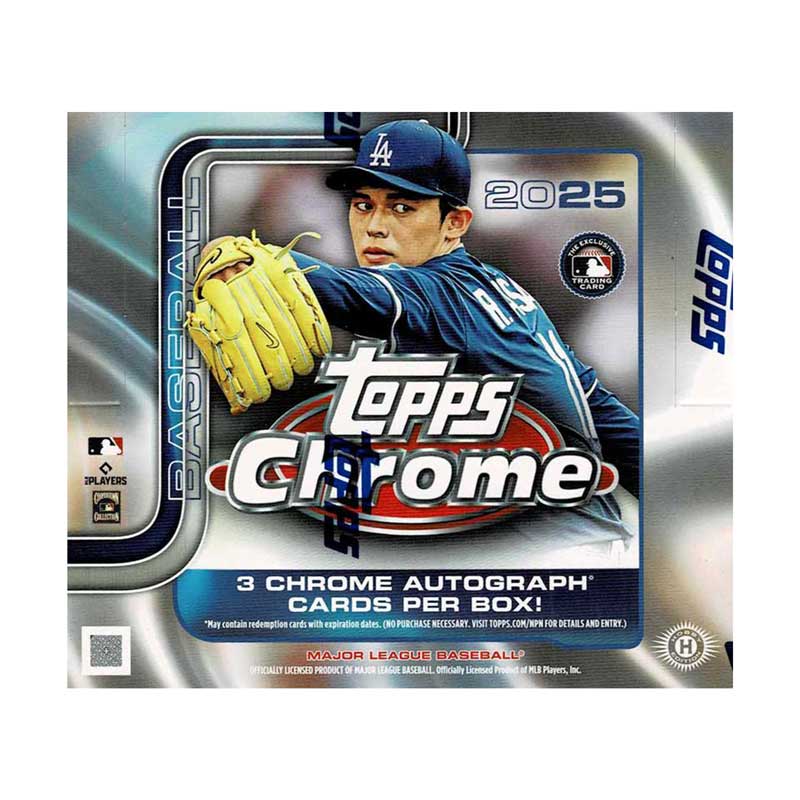 MLB 2025 Topps Chrome Baseball Jumbo Box 7/24入荷！ ｜カード