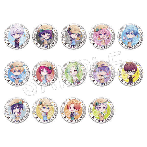 B-PROJECT ふぉーちゅん☆缶バッジ Cafe Ver.(ランダムホロ入り)(pcs